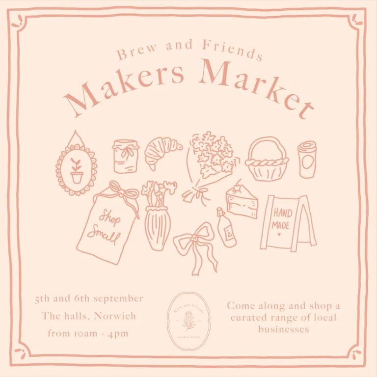 Brew and Friends makers market at The Halls, Norwich